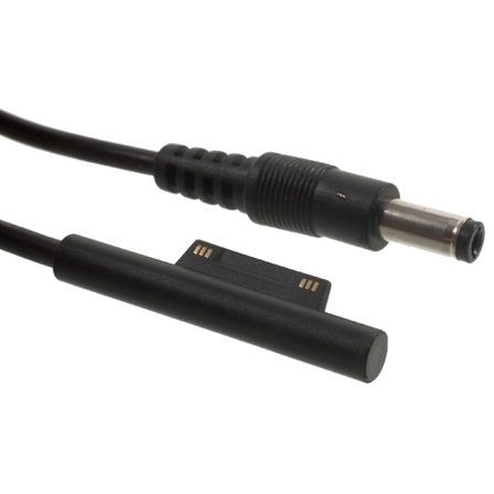 Laddningskabel till Microsoft Surface Pro 3 & Pro 4 - Svart