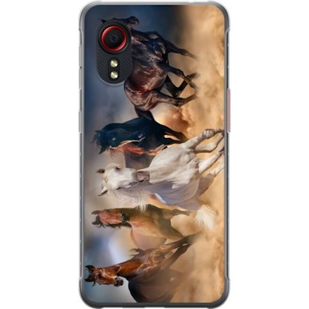 Yhteensopiva Puhelinkuori Samsung Galaxy Xcover 5 Hevoset