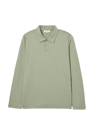 NORVIE Långärmad pikétröja WALKER T-shirts Grön S