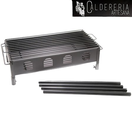 Kulgrill med kul, aftagelige ben, holdbar konstruktion, 350x200x500mm, 450x250x600mm, 650x350x650mm,650x350x650mm traditionel