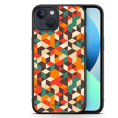Bjornberry Skal iPhone 13 Mini - Retro Geometri
