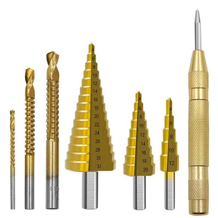 Step Drill Bit Pagoda Sagtannsett OPP PACKING OPP PACKING