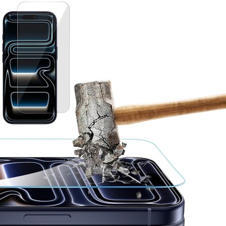 Iphone 17 Pro skærmbeskytter hærdet glas premium 1-pak