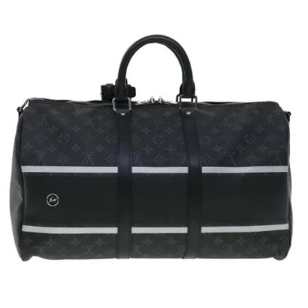 Louis Vuitton Vintage, Pre-owned Canvas travel-bags Zwart, unisex, Maat:ONE Size