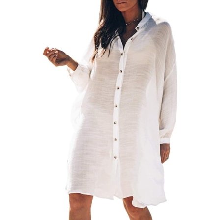 IC NOE skjorte kofta blus sommer strand kjole toppe