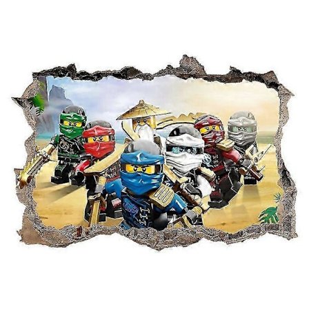 90*60cm 3D väggdekal 1 st avtagbar väggdekal Fz