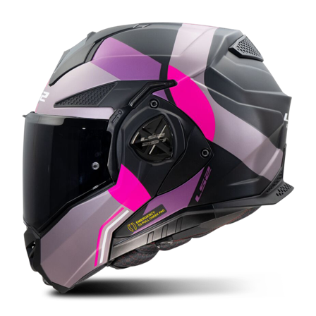 Avattavakypärä LS2 FF901 Advant X Harmaa/Violetti S