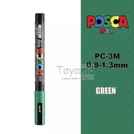 1 kpl Uni Posca Pc-3m Maalauskynä - Erittäin ohut kuulakärki 0,9-1,3 mm Taidekynät Vesipohjainen 24 Väriä Saatavilla - Taidekynät -