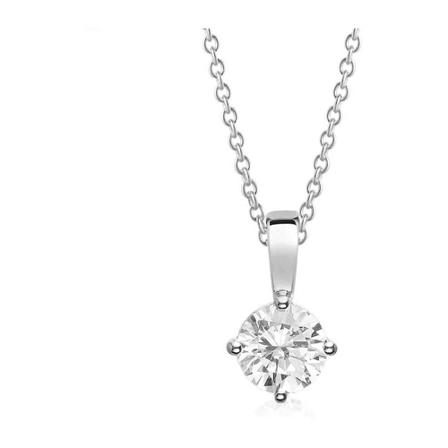 Sif Jakobs, Necklace Princess Round Grijs, Dames, Maat:ONE Size,Zilver