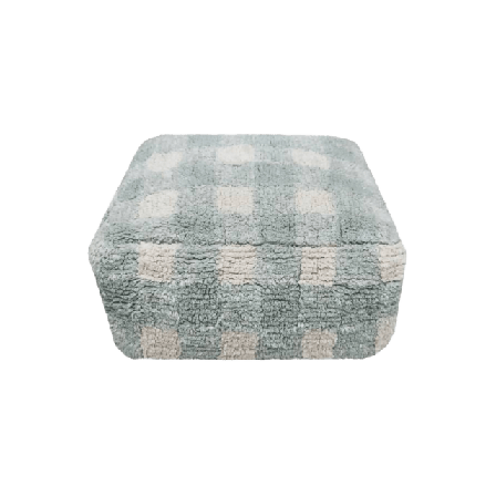 LORENA CANALS Puff Vichy Sittpuffar Unisex Blå