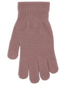 Strikket fingervante Rosa - Åshild