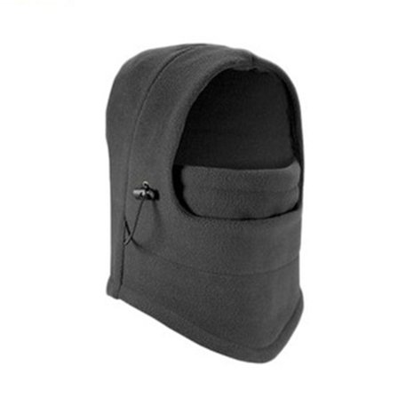 Vinter Fleece Halsvarmer Balaclava Hue Ansigtsdækning Hætte Vindtæt Ski Hue Mænd Kvinder