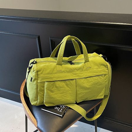 Sports Gym Bag For Travel Duffel Bag, Med Skokammer, Weekend Holiday Carry (Limited Green)