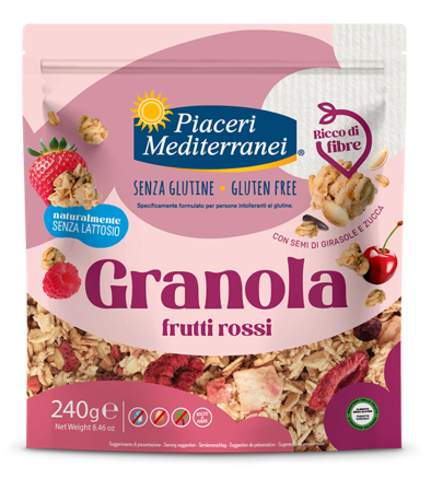 Piaceri Mediterranei Granola Frutti Rossi 240 g