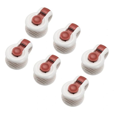 /EA/6 stk Dynetrekk Fester Dyneklips Enkel Bruk Sikkerhetsfeste Klemmer