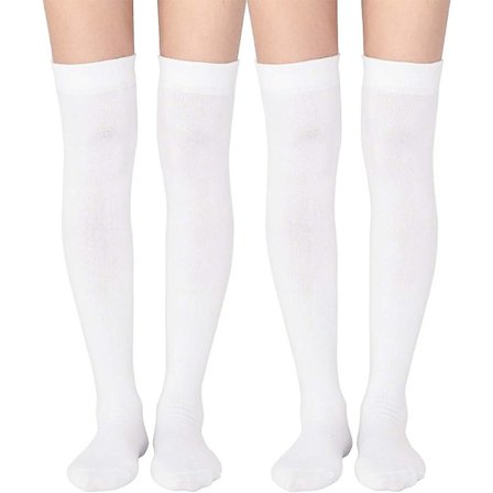 Dame Over Kneet Høye Sokker Knesokker