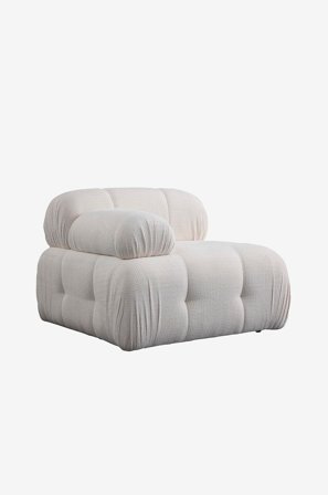 Hanah Home - 1-sitsig soffa Muffin Left - Vit - Soffmoduler - Från Homeroom