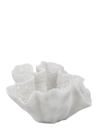 Mette Ditmer Coral Deco Bowl - White - W23X L30X H17CM