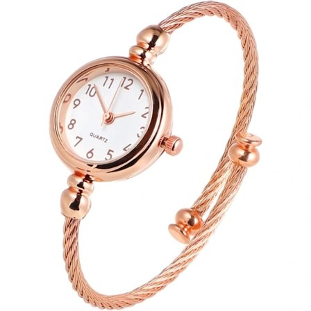 Dameur armbåndsur dame armbåndsur kvartsur afslappet armbåndsur til damer manchet armbåndsur til kvinder