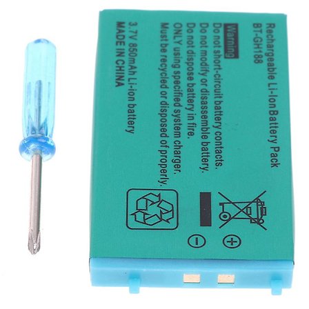 Nintendo Gba Sp 850mah Internt Genopladeligt Lithium-ion Batteri + Skruetrækker
