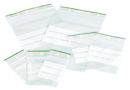 Blixtlåspåse med skrivfält 230x320mm MT 1000/fp - Lyreco - Emballage och lagerutrustning - Bärkassar och Påsar - Blixtlåspåsar