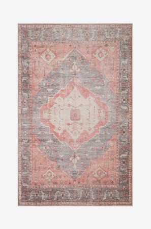 KM Home - Tvättbar matta Saveh - Flerfärgad - Lugg & ryamattor - 280X380 - Från Homeroom