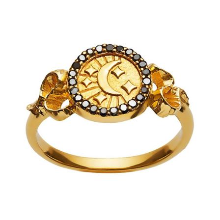 Maanesten 4729A Anna Ring Gul, Dame Ringe, Størrelse: ONE Size