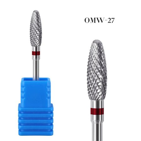 Nail Drill Bit Nail File Sliphuvud - stock