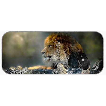 (750x300x3) XXL Ammattimainen Suuri Hiirimatto Iso Kissapariskunta Villieläin Leijona Pelihiirimatto Suuri XXL