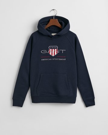 GANT Teenager Hoodie (146/152) Marineblau