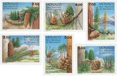 Monaco 1991 - YT 1799-1804 - Postfrisk - Postfrisk