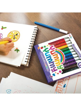 Ooly Scented Markers 12 Pcs - Yummy Yummy - Multi/patterned - ONE SIZE