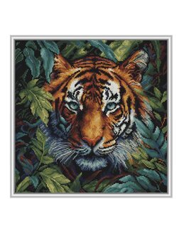 Stickpackung Bild Tiger im Dschungel - Luca-S