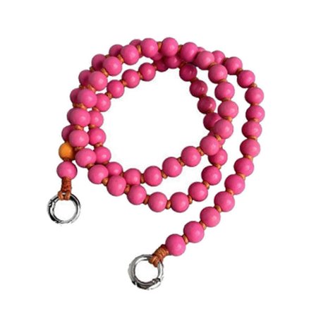 Farverig Træperle Telefonkæde Moderigtigt Crossbody Telefonkæde Tilbehør Med Farverige Perler For Ekstra Stil(h})