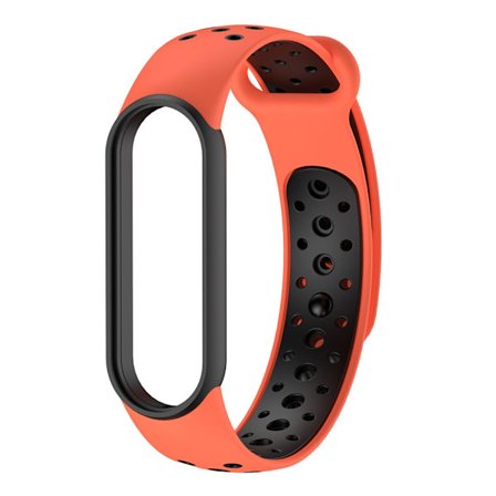 Watch för fitness Ersättningsband Bekvämt hållbart Bicolor Watch Armband Kompatibel för Mi Band 5