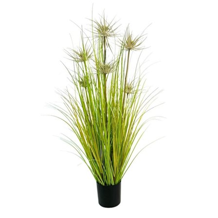 Kunstig grøn plante i potte, 90 cm PVC