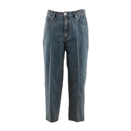 Emporio Armani Cropped Jeans , Blauw , Heren , Maat: W33