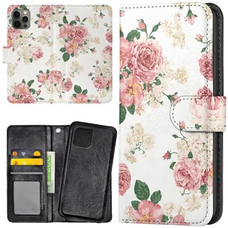 iPhone 11 Pro - Lommebok Deksel Retro Blomster