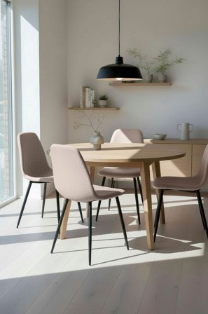 Homeroom Collection - Ture 2-pack ruokailutuoli - Luonnonväri - Tuolit - - Homeroom