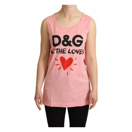 Dolce & Gabbana Sleeveless Tops Pink, Dame