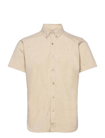Hudson Stretch Shirt S/S Beige Clean Cut Copenhagen