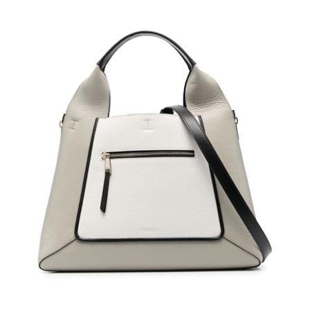 Furla Shoulder Tass , Grijs , Dames , Maat: ONE Size Schoudertassen