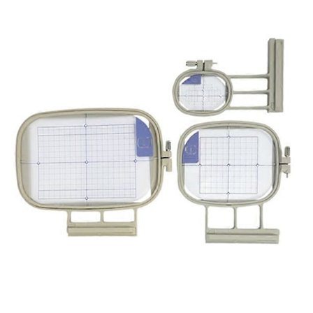 3 stk. broderirammer for Brother broderimaskin Duetta 4500D 4750D Quattro 6000D 6700D Innov-Is 2500D 1500