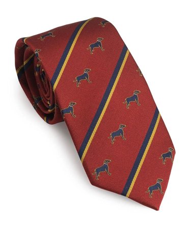 Laksen Regimental Stripe Dog Tie solmio - Solmiot & Rusetit