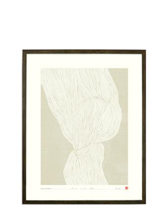 The Line No. 25 Home Decoration Posters & Frames Posters Graphical Patterns Hvit Hein Studio