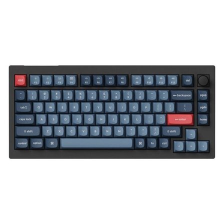 Keychron V1 Max RGB Banana Switch trådlöst mekaniskt tangentbord (svart) [V1M-D4].