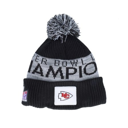 New Era - NFL Black pom Beanie - Kansas City Chiefs NFL 23 Parade Knit Kanchi Pom @ Hatstore