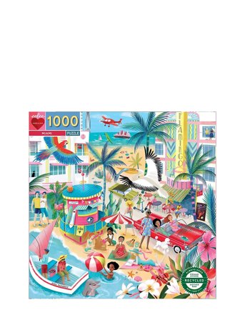 Puzzle 1000 Pcs - Miami Patterned Eeboo
