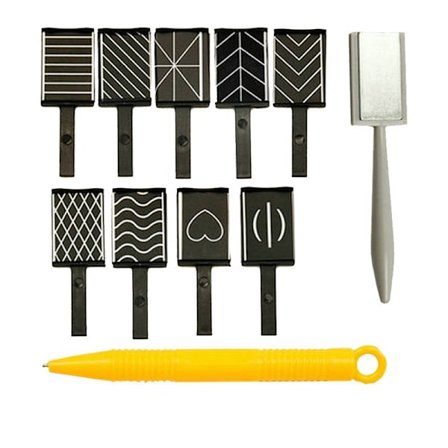 11 stk. Neglemagnet Neglekunst Magnet til Negle Katteøjne Negle til 3D Gel Polish Neglekunst Manicure Værktøj