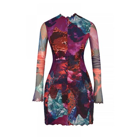 ens Tops Skinny Højtaljede Casual Dame Ensfarvet Slim (Farve M)